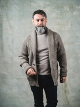 Merino Wool Shawl Collar Cardigan