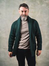 Merino Wool Shawl Collar Cardigan