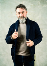 Merino Wool Shawl Collar Cardigan