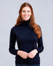 Ladies Cashmere Roll Neck Jumper