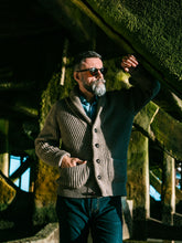 Merino Wool Shawl Collar Cardigan