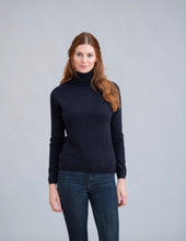 Ladies Cashmere Roll Neck Jumper