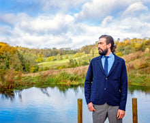 Knitted Merino Wool Blazer