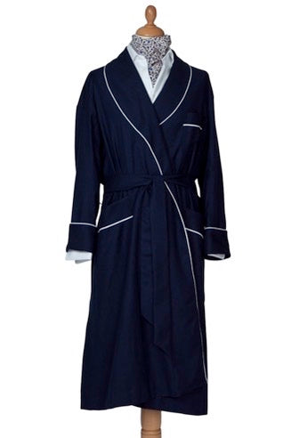 ladies wool dressing gown uk THE WOOL ROBE Bonsoir of London