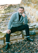 Cashmere Shawl Collared Cardigan