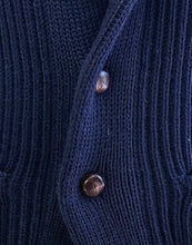 Merino Wool Shawl Collar Cardigan