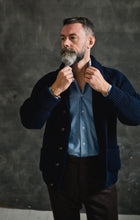 Merino Wool Shawl Collar Cardigan