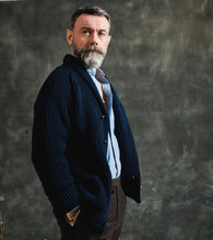 Merino Wool Shawl Collar Cardigan