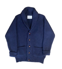Merino Wool Shawl Collar Cardigan