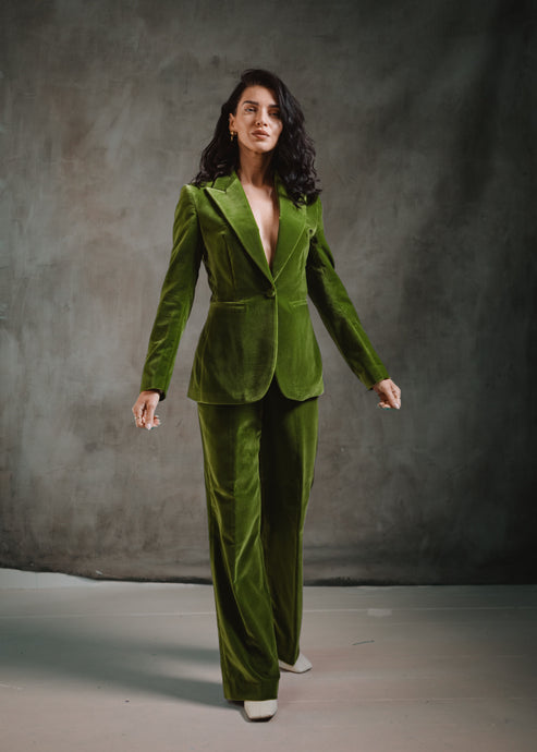 Ladies Velvet Suits