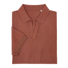 Cotton Crepe Polo Shirt