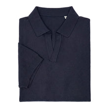 Cotton Crepe Polo Shirt