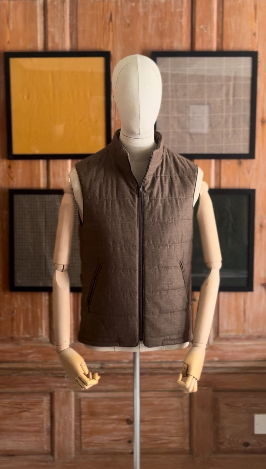 Flannel Quilted Gilet