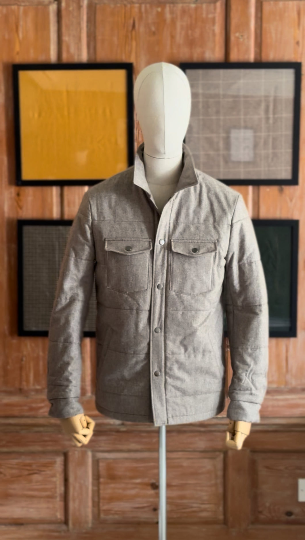 Quilted Trucker Jacket