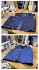 Reversible Wool Quilted Gilet