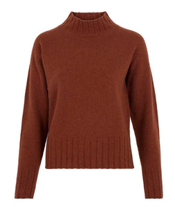 Grown on neck cropped jumper