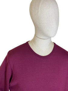 Wine / Purple Crew - Mens large