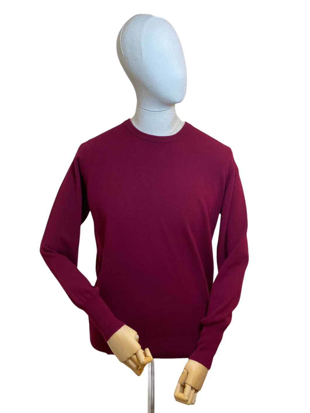 Geelong Claret Crew Neck - Mens medium