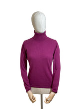 Ladies Cashmere Rollneck - Berry - Small