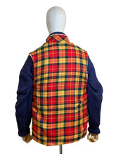 Red Tartan Style Fleece Lined Gilet - M / L