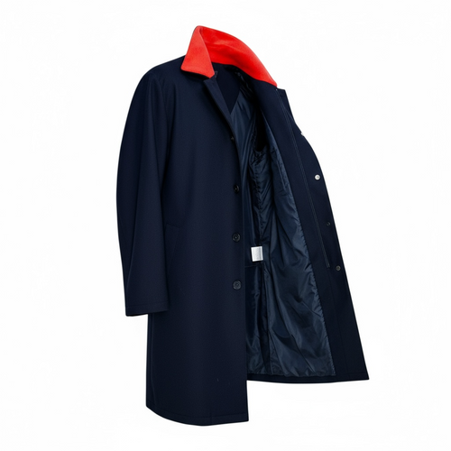 Wool & Wool / Cashmere mix Rain Coat