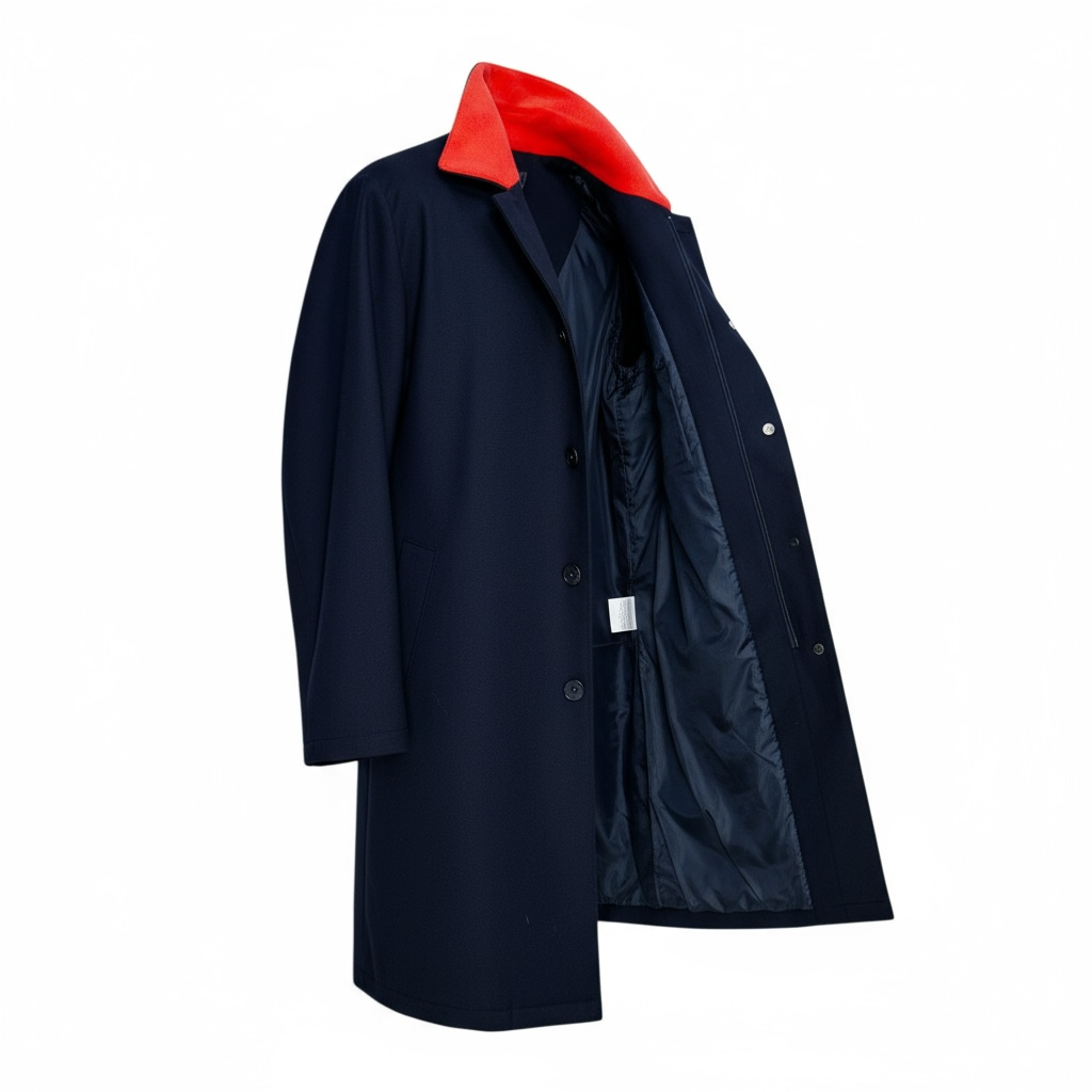Wool & Wool / Cashmere mix Rain Coat