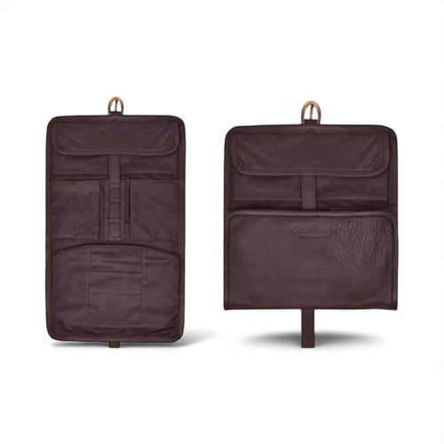 Leather Folding Washbag