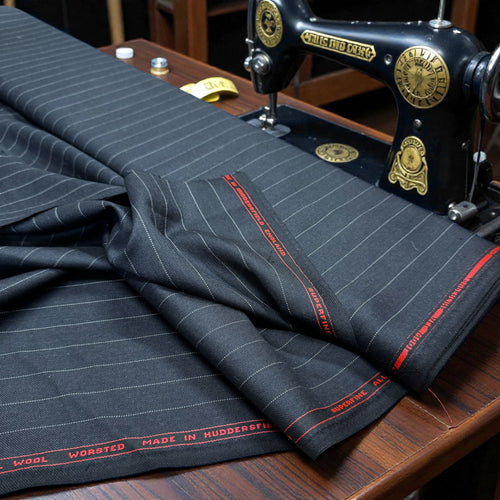 Dark Charcoal Pinstripe