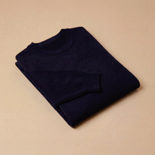 Merino / Silk / Cashmere mix Crew Neck Jumper | Ready Knit