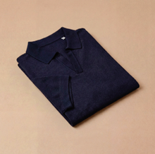 Cotton Crepe Polo Shirt