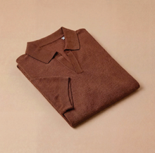 Cotton Crepe Polo Shirt