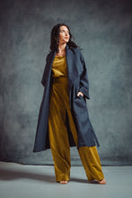 made to order in England ladies tweed cosy coat. Made to your size from the finest fabrics
