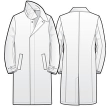 Wool & Wool / Cashmere mix Rain Coat