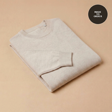 Merino / Silk / Cashmere mix Crew Neck Jumper | Ready Knit