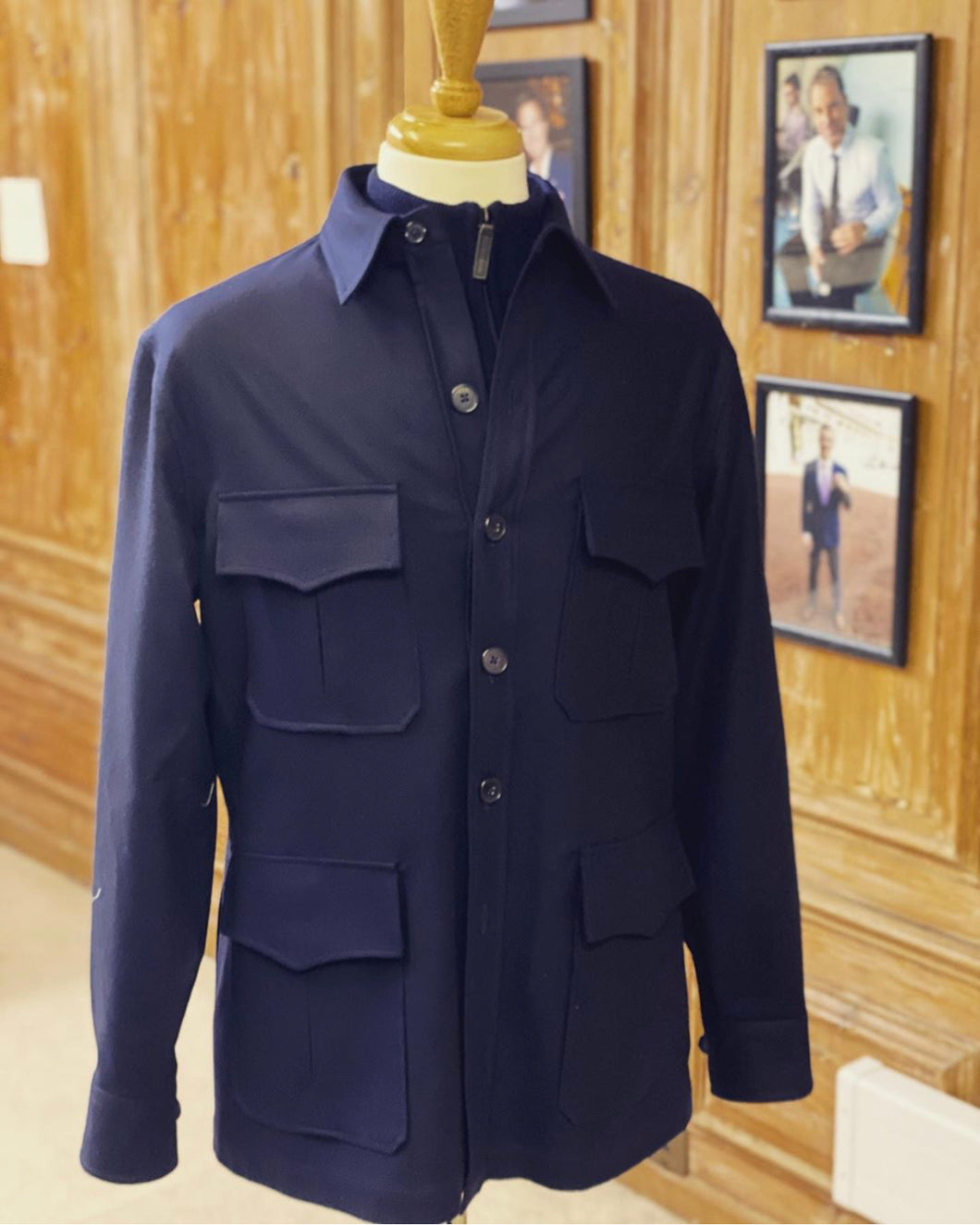 Saharian Overshirt in Merino Wool