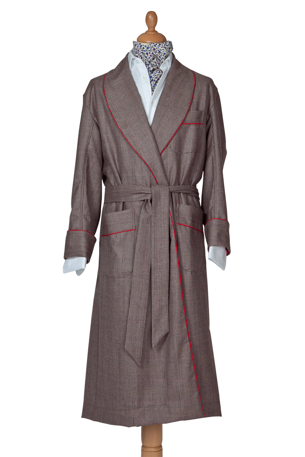 Dark Grey Classic Cashmere Fully Silk Lined Luxury Dressing Gown by Daniel  Hanson — Daniel Hanson