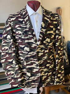Front of "Camo" 'Made in Cirencester' Jacket