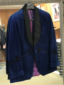 Bespoke Tailored Velvet / Smoking Jacket 4