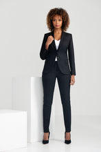 Bespoke Ladies Black Suit with Trousers 2